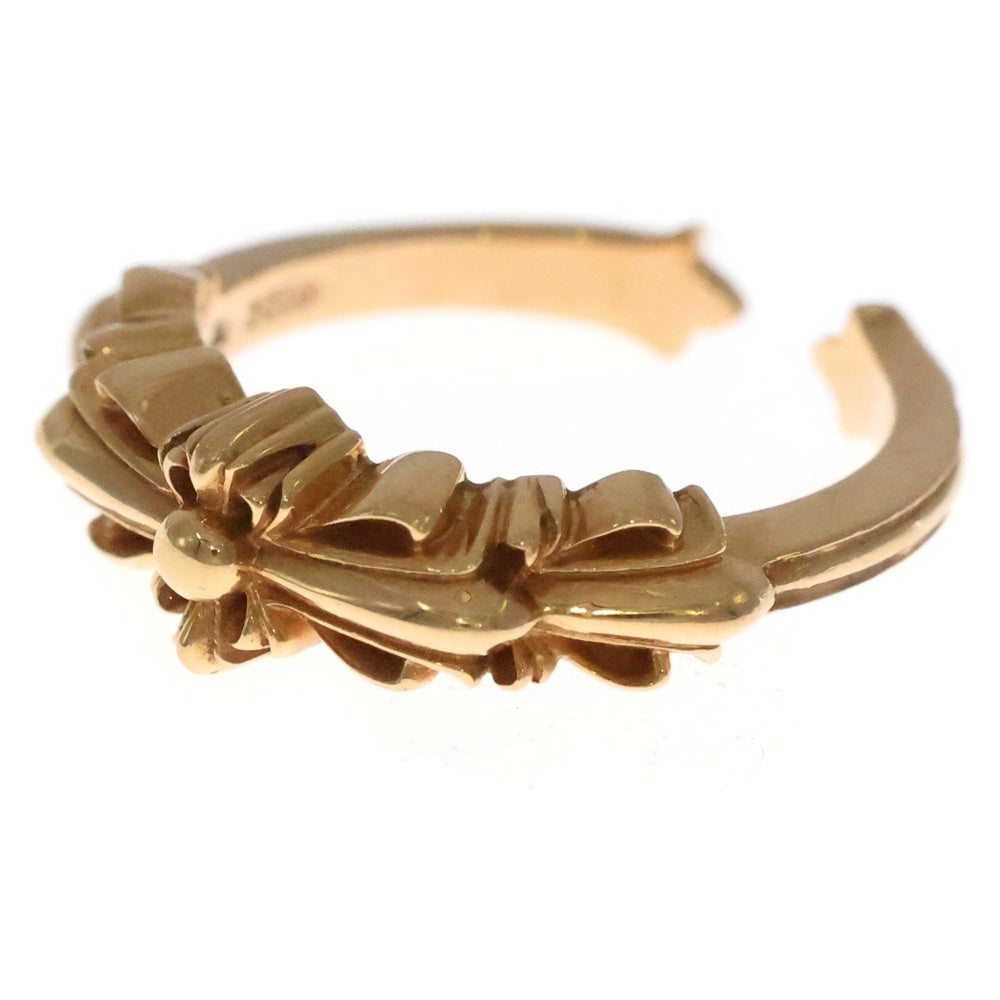 CHROME HEARTS(クロムハーツ) 22K BABY CLSC DBL FLRL CRS ベイビークラシックダブルフローラルリング ゴールド