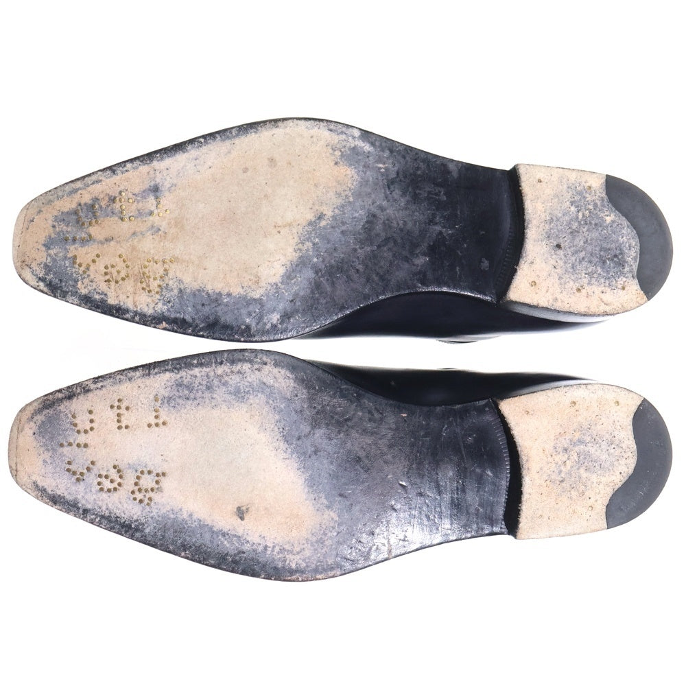 Berluti(ベルルッティ) アレッサンドロ ホールカット レースアップ レザー ドレス ビジネス シューズ ネイビー