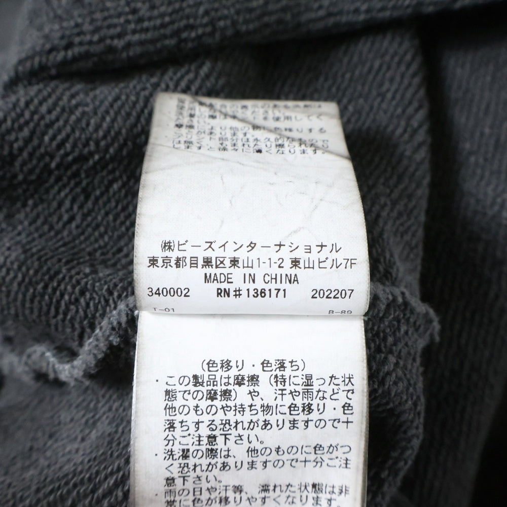 X-LARGE(エクストララージ) ウォッシュ加工 プルオーバーパーカー グレー 101229012010