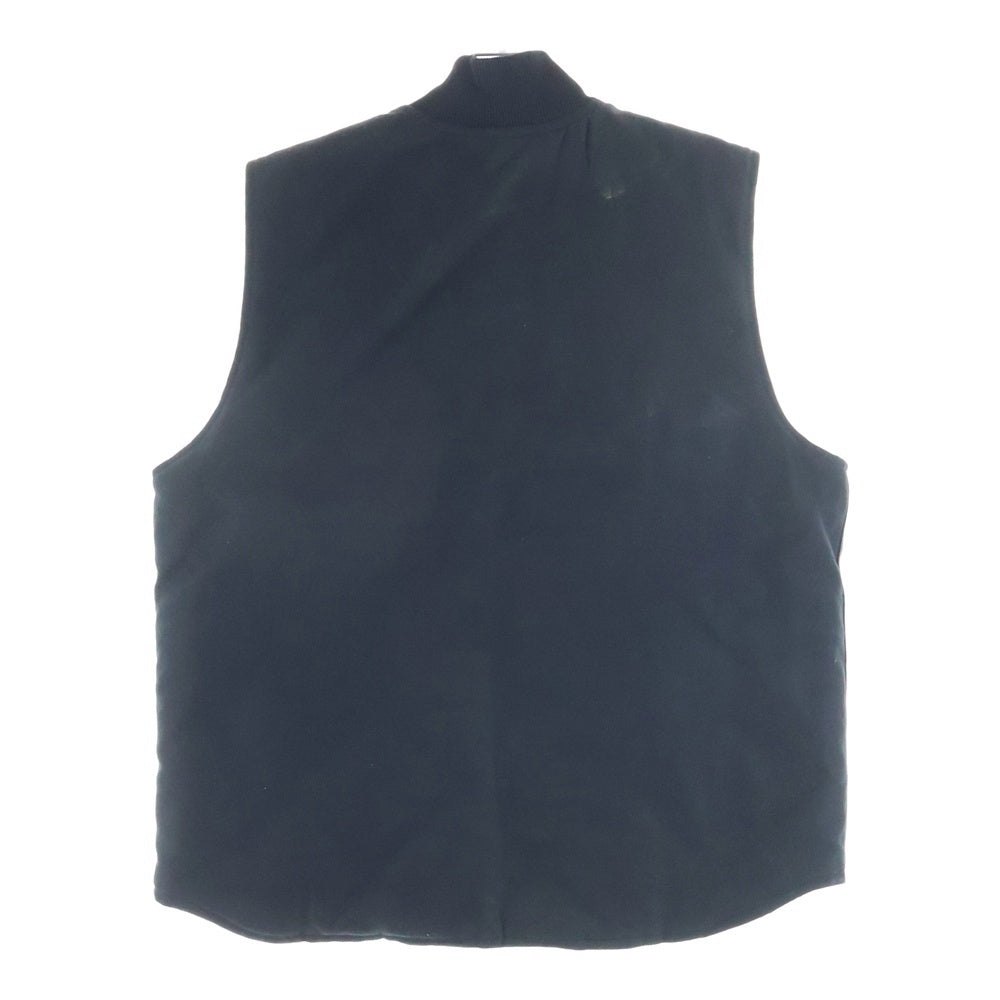 CARHARTT(カーハート) Relaxed Fit Firm Duck Insulated Rib Collar Vest リラックスドフィット ファームダック リブカラー 中綿キルティング ベスト ブラック OV0001-M