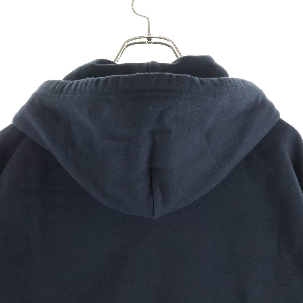 CHROME HEARTS(クロムハーツ) SWTSHRT PLVR アームロゴプリント スウェットプルオーバーパーカー ブラック/ブルー