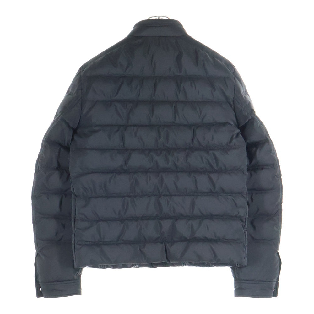 PRADA(プラダ) 23AW アームトライアングルロゴプレート ジップアップナイロンジャケット ブラック SGH071 R232