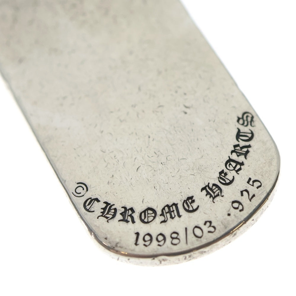 CHROME HEARTS(クロムハーツ) RAISED STAR DOGTAG ロサンゼルス限定 レイズドスタードッグタグ ペンダントトップ シルバー