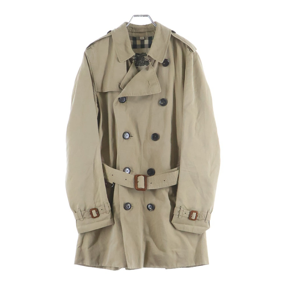 BURBERRY(バーバリー) GBBURLIMCAS 裏地ノバチェック総柄 コットントレンチコート ベージュ 3761561