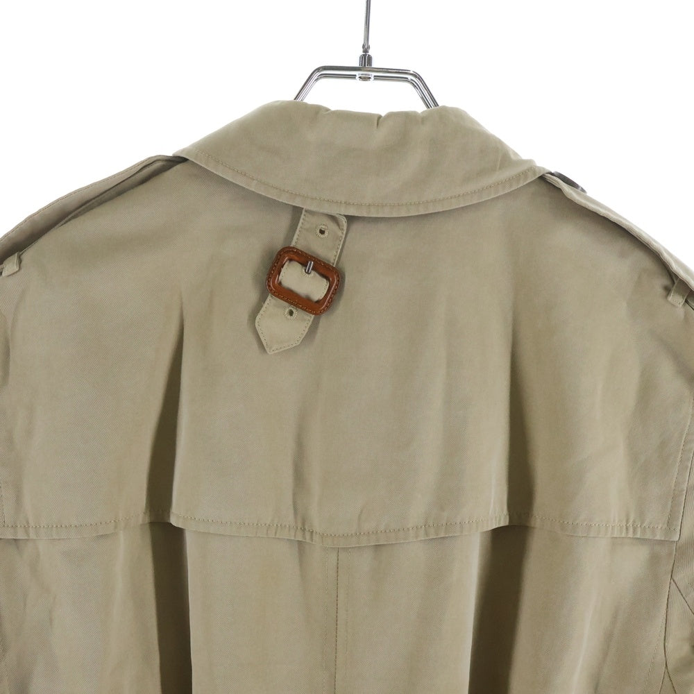BURBERRY(バーバリー) GBBURLIMCAS 裏地ノバチェック総柄 コットントレンチコート ベージュ 3761561