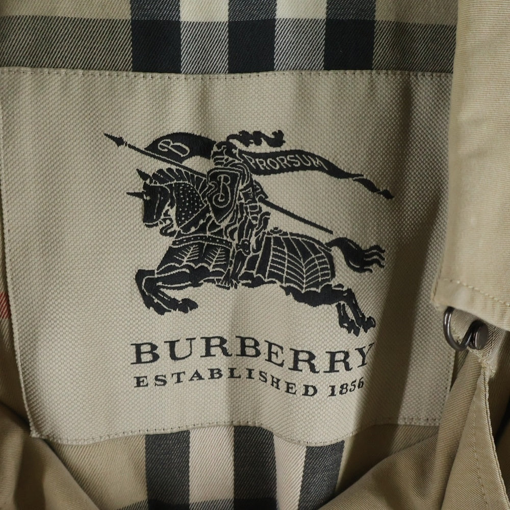 BURBERRY(バーバリー) GBBURLIMCAS 裏地ノバチェック総柄 コットントレンチコート ベージュ 3761561