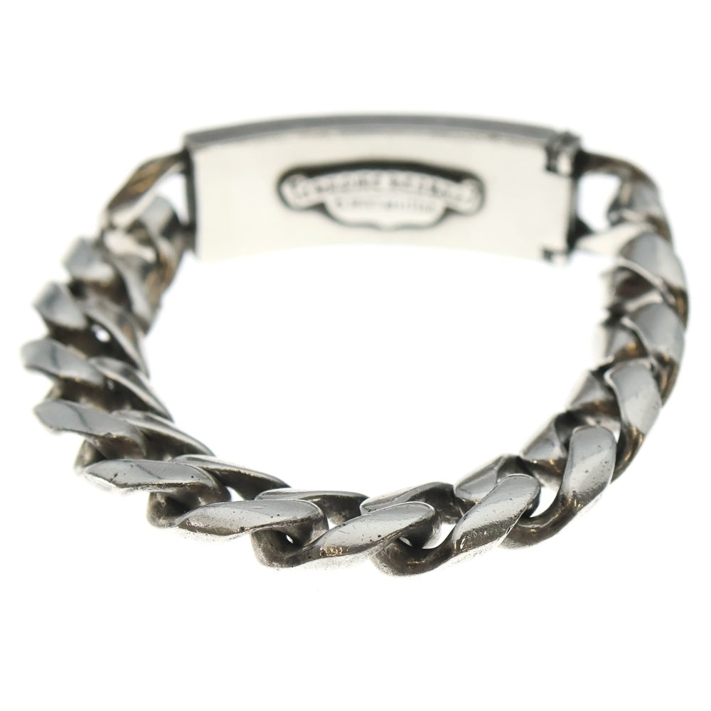 CHROME HEARTS(クロムハーツ) ID FLORAL CRS フローラルクロスIDクラシックリンク ブレスレット 13LINK シルバー BCA164