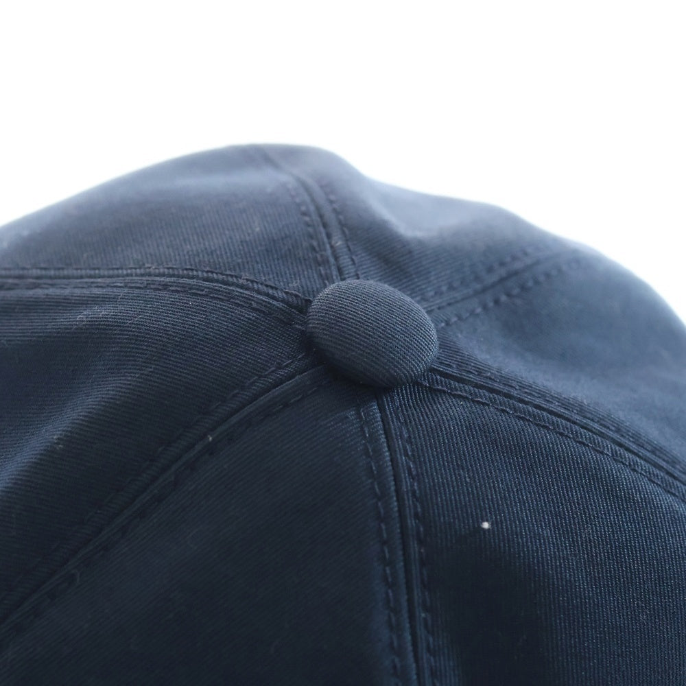 HERMES(エルメス) セレナ リフト レザーパッチロゴ キャスケットキャップ ネイビー