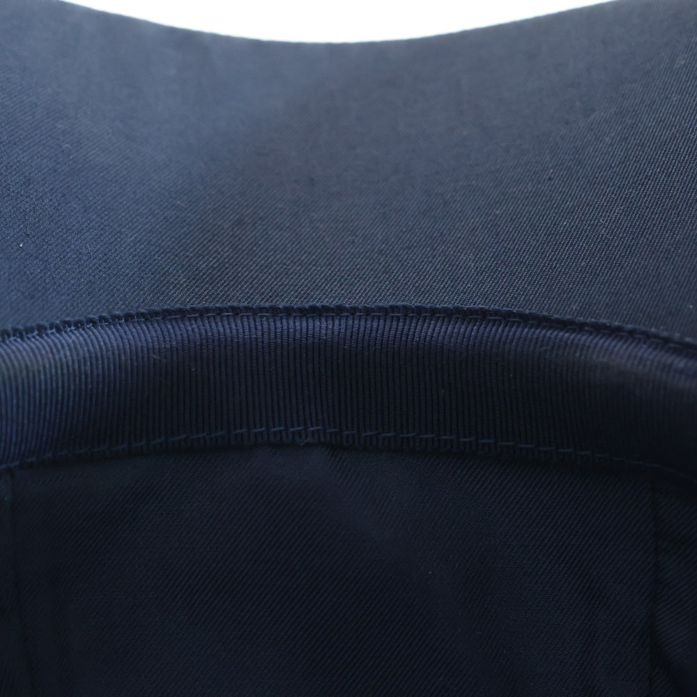 HERMES(エルメス) セレナ リフト レザーパッチロゴ キャスケットキャップ ネイビー