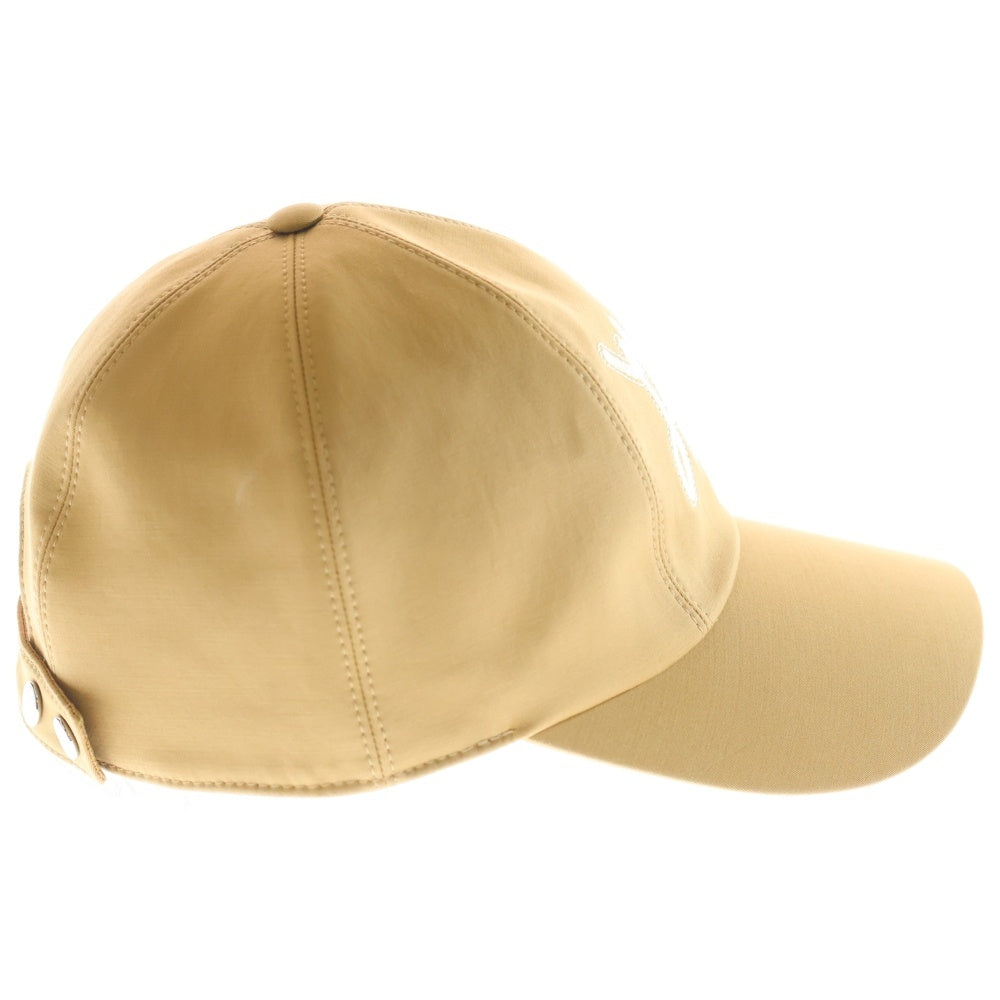 HERMES(エルメス) セレナ ノーティック 刺繍ロゴ キャスケットキャップ ブラウン レディース