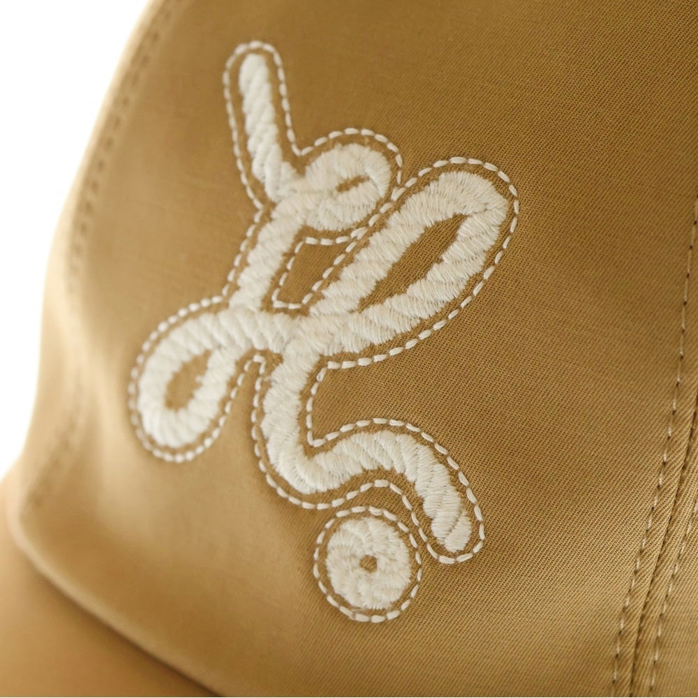 HERMES(エルメス) セレナ ノーティック 刺繍ロゴ キャスケットキャップ ブラウン レディース