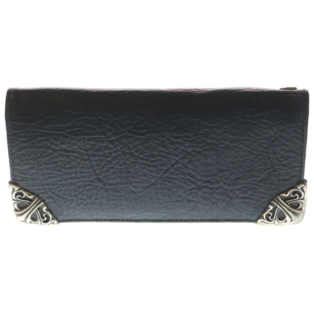 CHROME HEARTS(クロムハーツ) LNG SNGL FLD TIPS シングルフォールド レザーウォレット 財布 ブラック BCA380