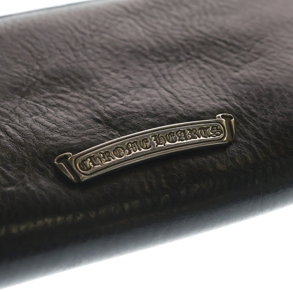 CHROME HEARTS(クロムハーツ) RC F ZP2 フィリグリープラス装飾 ラウンドジップレザーロングウォレット 財布 ブラック