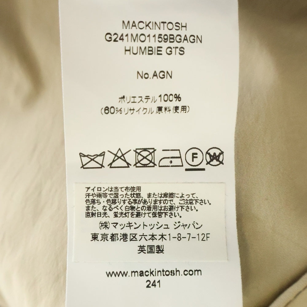 MACKINTOSH(マッキントッシュ) HUMBIE GTS ハンビー フロントボタン ステンカラートレンチコート ベージュ G241MO1159BGAGN