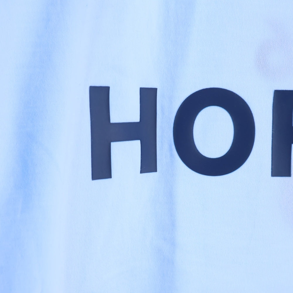 BURBERRY(バーバリー) ホースフェリーロゴ クルーネック半袖Tシャツカットソー ライトブルー 8040765