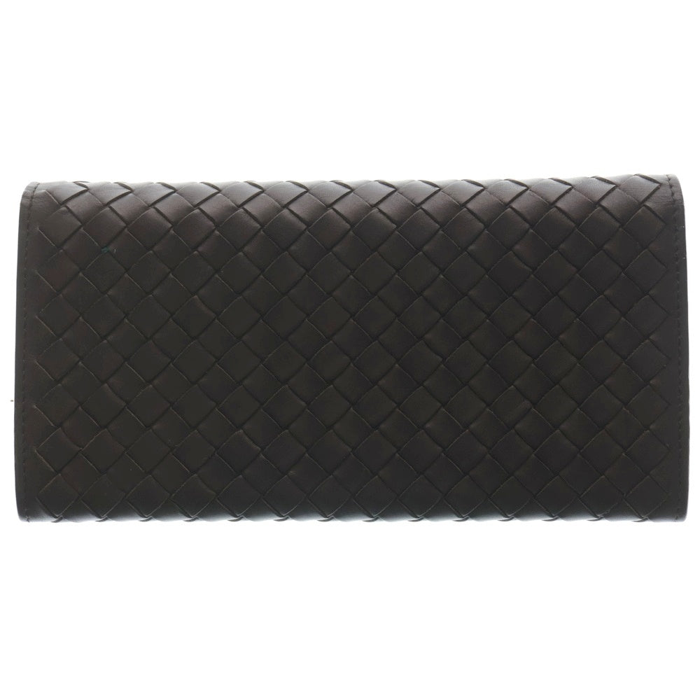 BOTTEGA VENETA(ボッテガヴェネタ) イントレチャート フラップロングウォレット ブラウン 156819 V4651 レディース