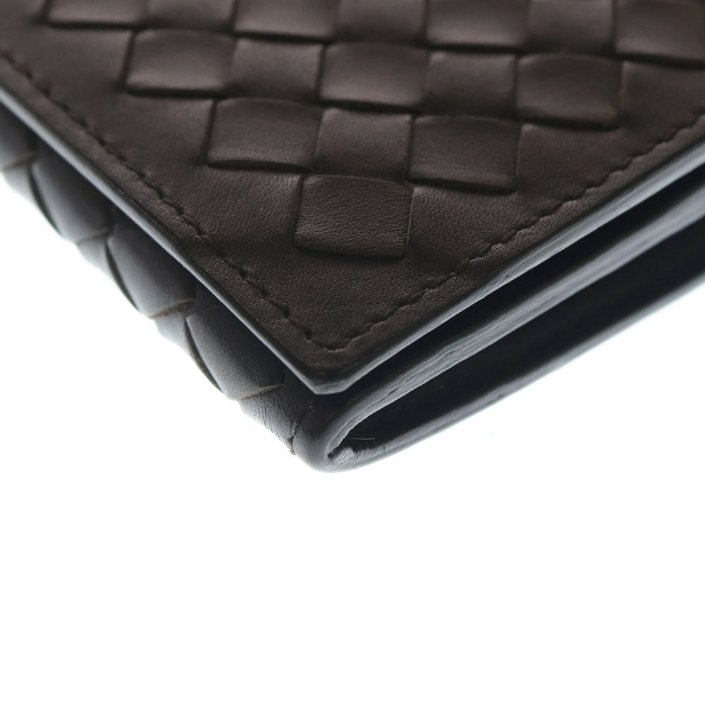 BOTTEGA VENETA(ボッテガヴェネタ) イントレチャート フラップロングウォレット ブラウン 156819 V4651 レディース