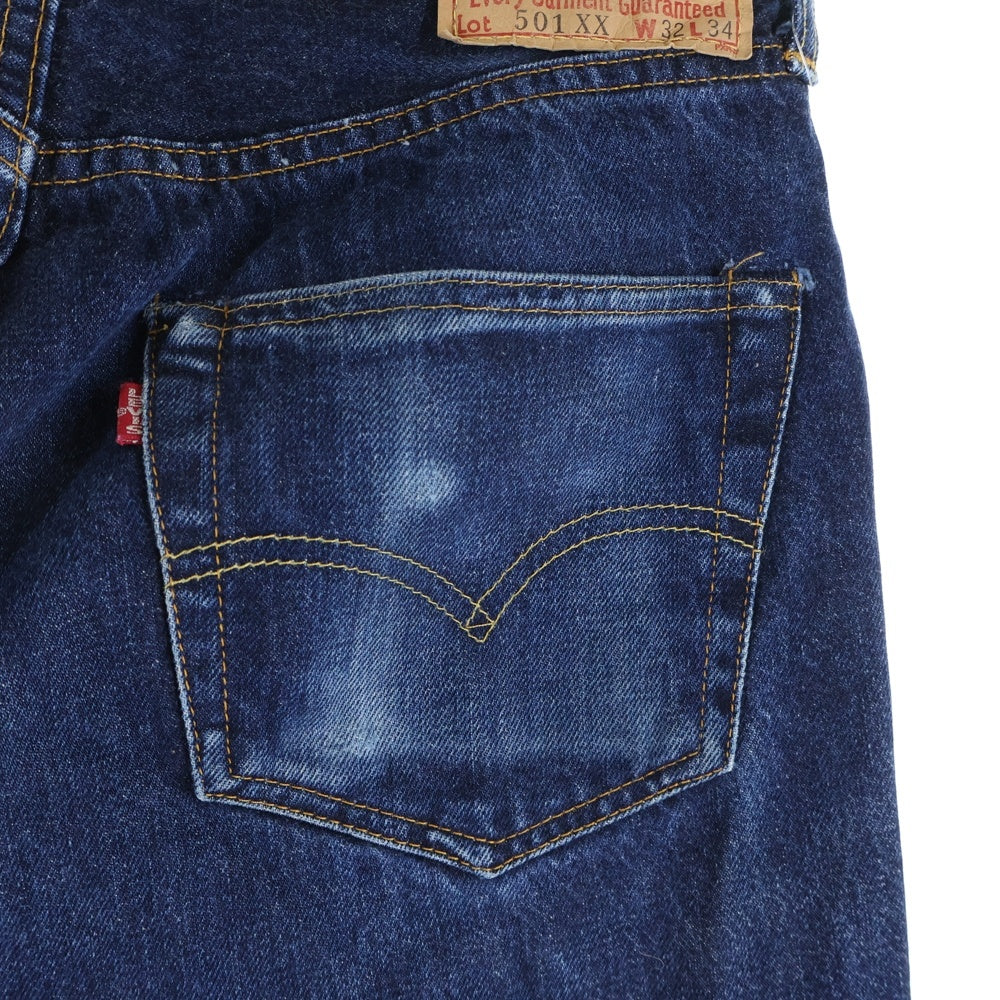 Levi's(リーバイス) 90's VINTAGE USA製 501-0003 ボタン裏555 BIGE バレンシア製 98年製 ストレートデニムパンツ インディゴ