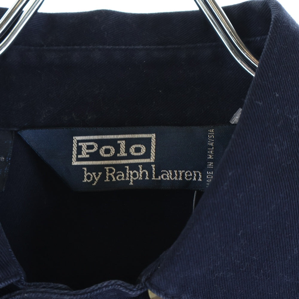POLO RALPH LAUREN(ポロラルフローレン) 刺繍ロゴ ジップアップジャケット ネイビー