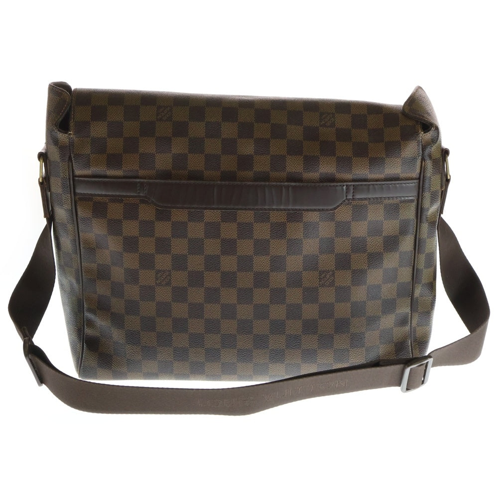 LOUIS VUITTON(ルイヴィトン) ダミエ バスティーユ レザーショルダーメッセンジャーバッグ ブラウン N45258 レディース