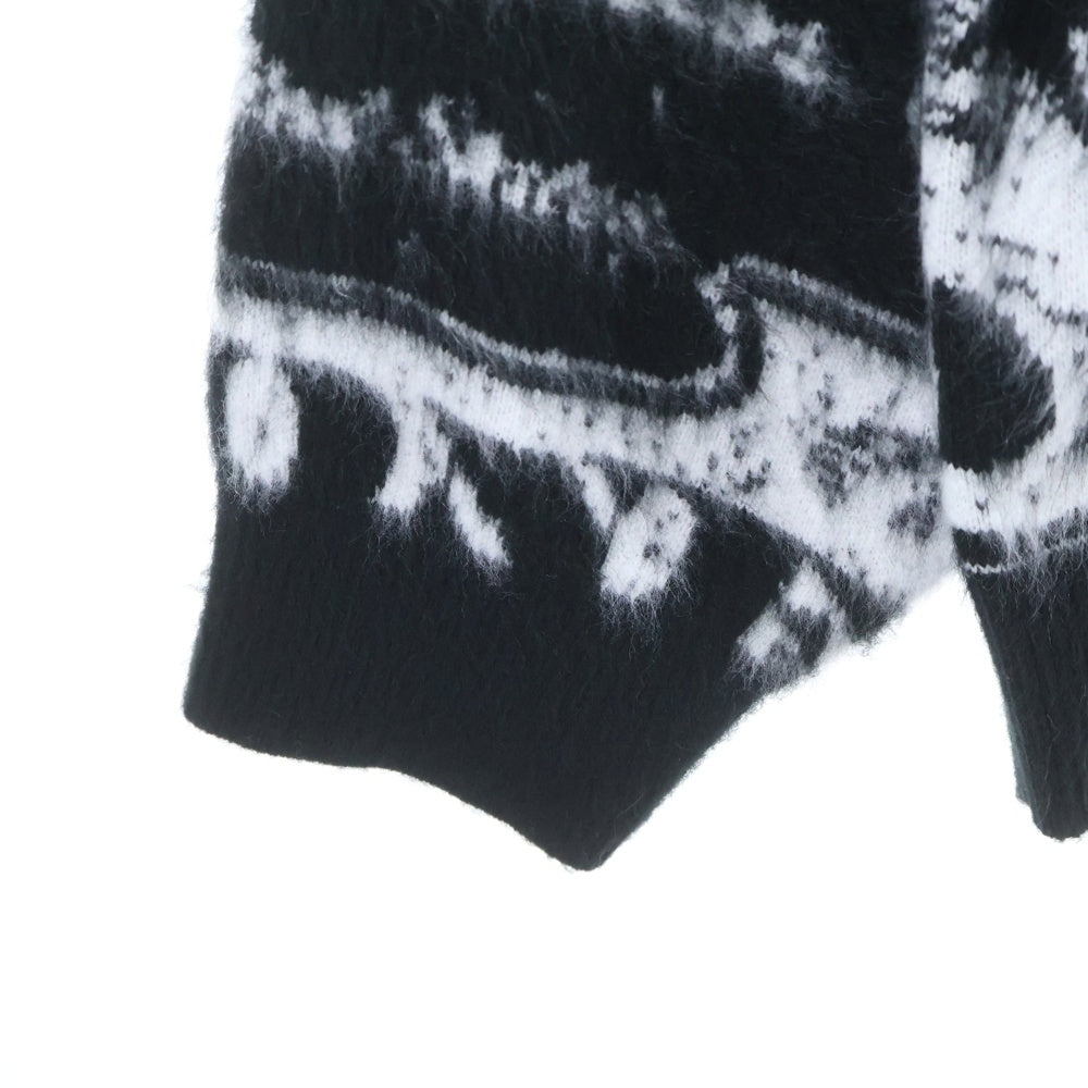 SUPREME(シュプリーム) 25SS Money Sweater 総柄マネーモチーフ クルーネック長袖ニットセーター ブラック