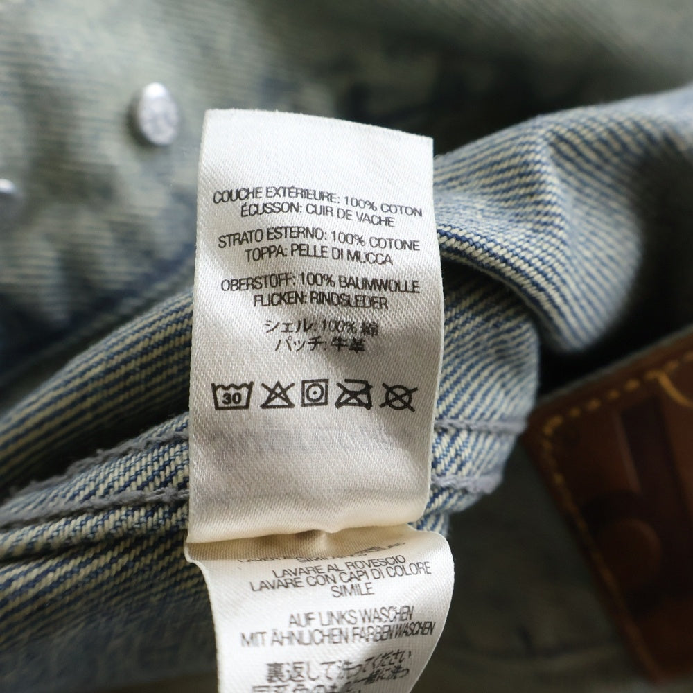 SUPREME(シュプリーム) 22SS Inset Logo Denim Trucker Jacket インセットロゴトラッカーデニムジャケット インディゴ