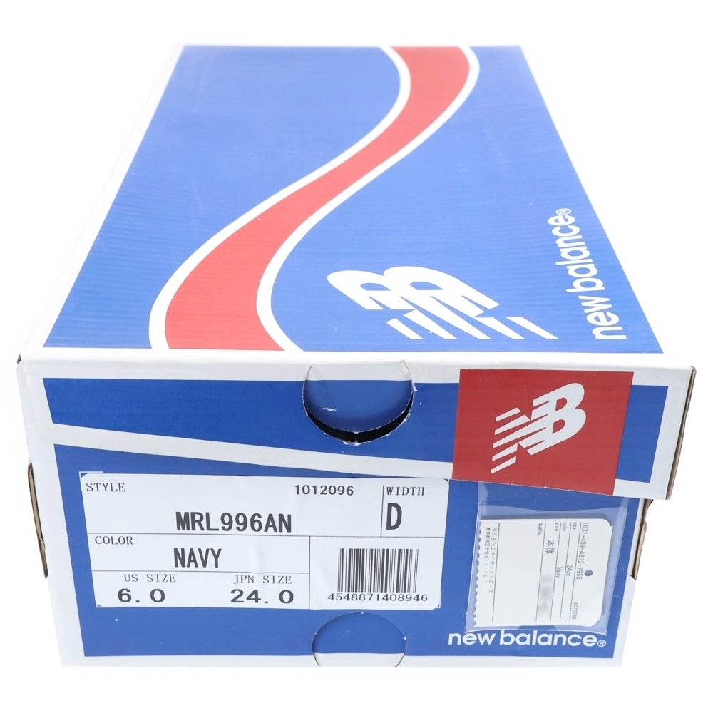 New Balance(ニューバランス) MRL996AN スゥエード ローカットスニーカー ネイビー レディース US6/24cm