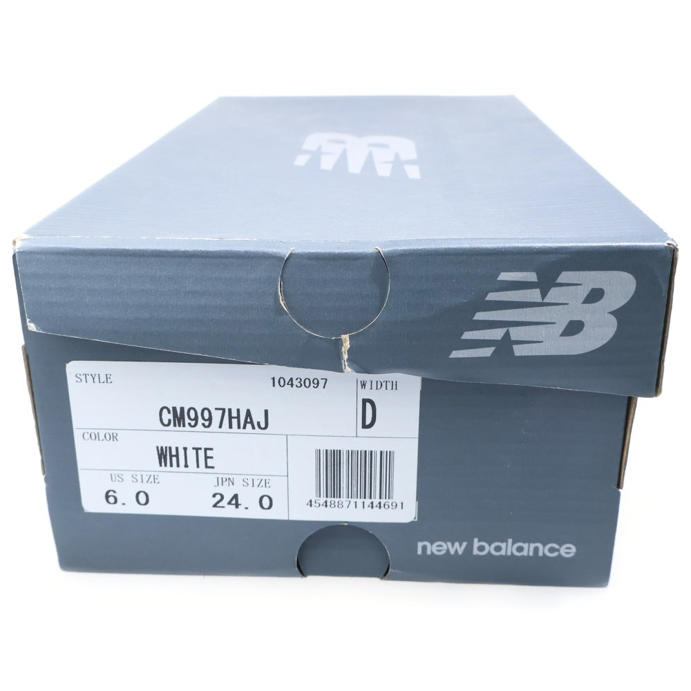 New Balance(ニューバランス) CM997HAJ メッシュローカットスニーカー ネイビー ホワイト US6/24cm レディース