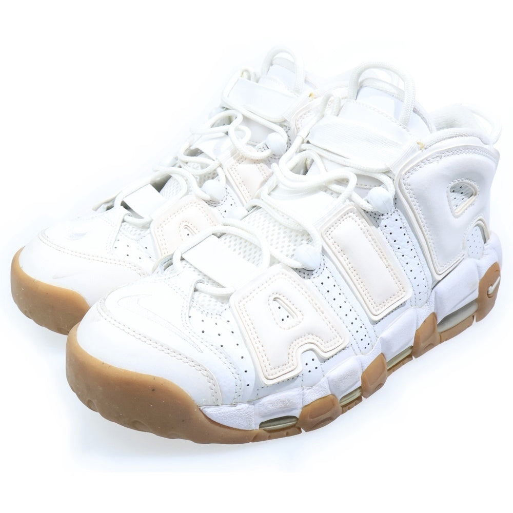 NIKE(ナイキ) AIR MORE UPTEMPO WHITE GUM エア モア アップテンポ ホワイトガム ハイカットスニーカー ホワイト US9/27cm 414962-103