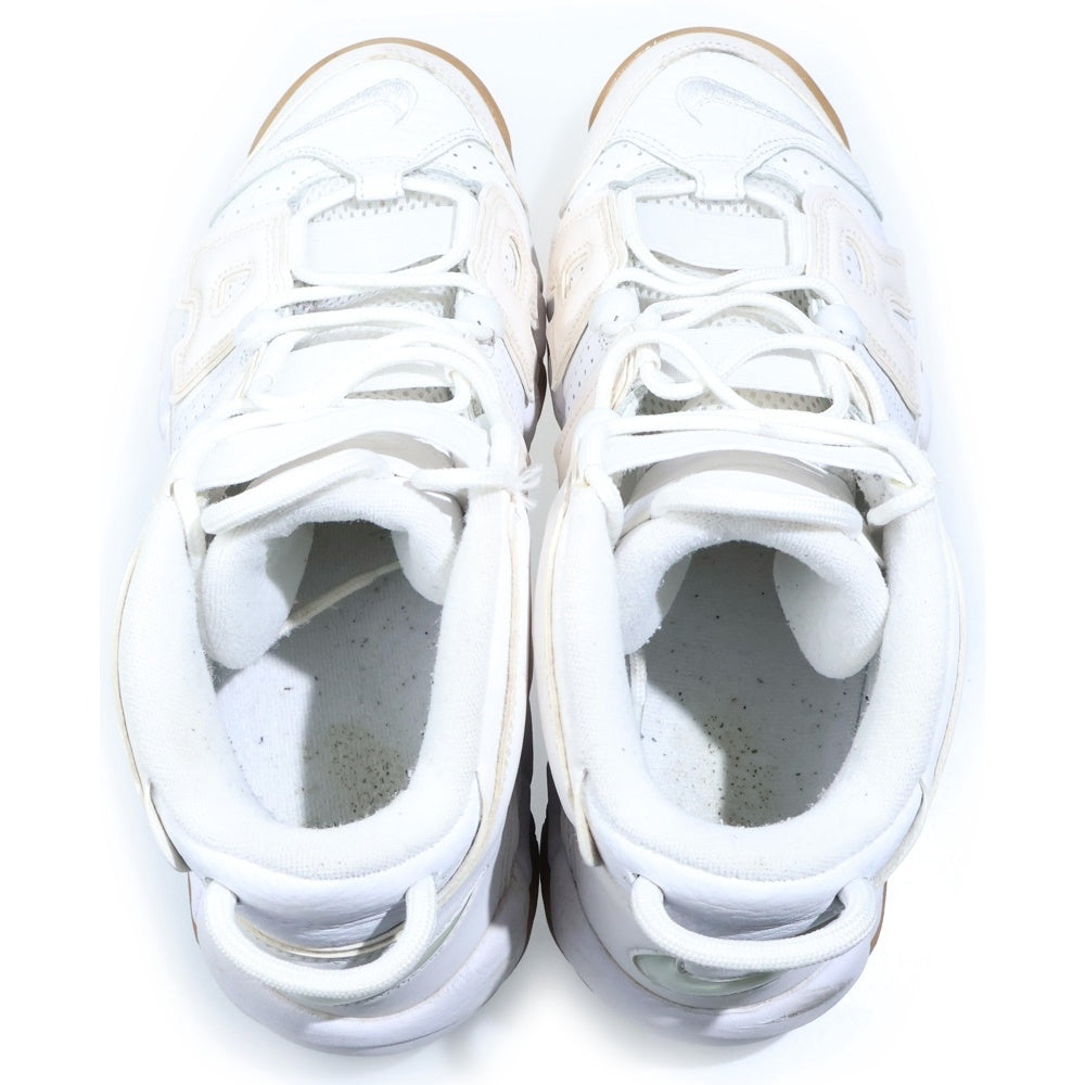 NIKE(ナイキ) AIR MORE UPTEMPO WHITE GUM エア モア アップテンポ ホワイトガム ハイカットスニーカー ホワイト US9/27cm 414962-103