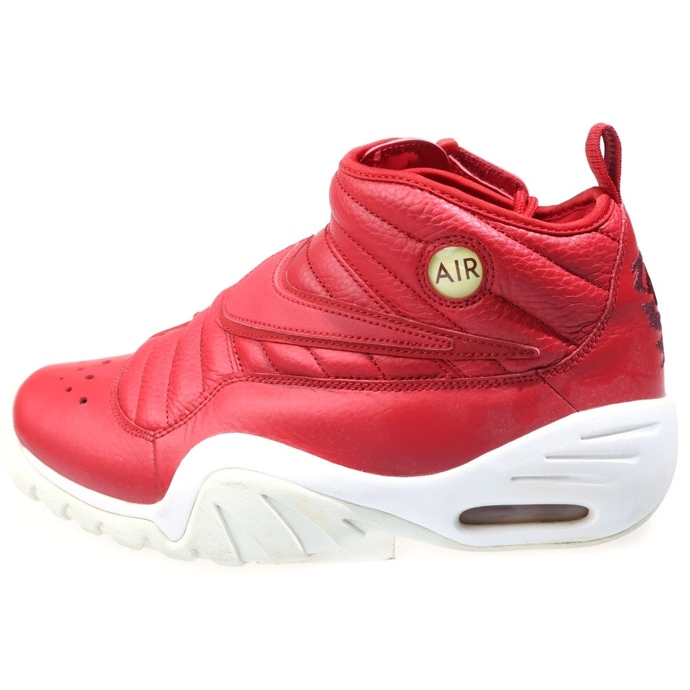 NIKE(ナイキ) AirShake Ndestrukt Red Leather エアシェイク インデストラクト レザー ハイカットスニーカー レッド US9/27cm 880869-600