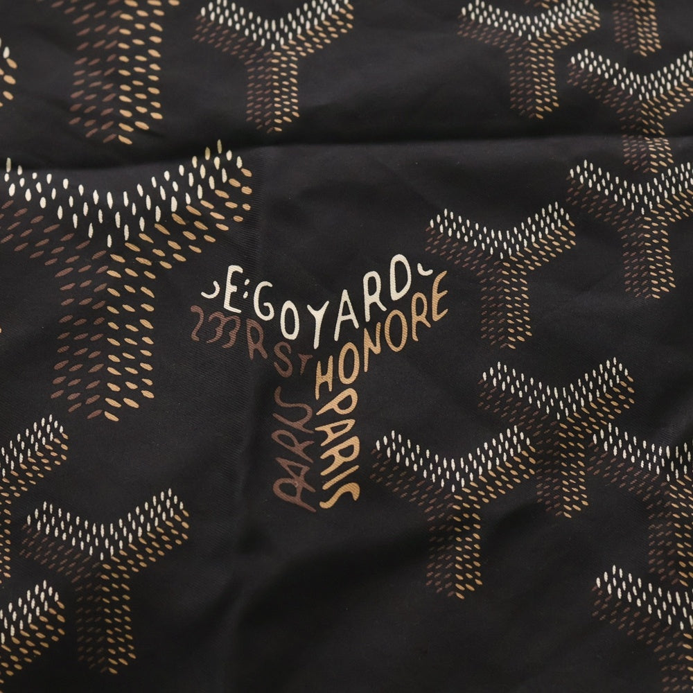 GOYARD(ゴヤール) N°1 ヘリンボーンスカーフ ブラック レディース