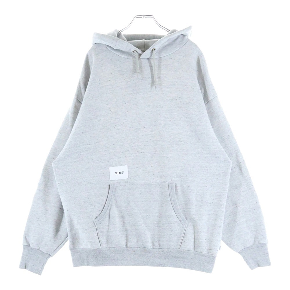 WTAPS(ダブルタップス) 20SS ACADEMY HOODED SWEATSHIRT COPO アカデミー フーデッド プルオーバースウェットパーカー グレー 201ATDT-CSM24