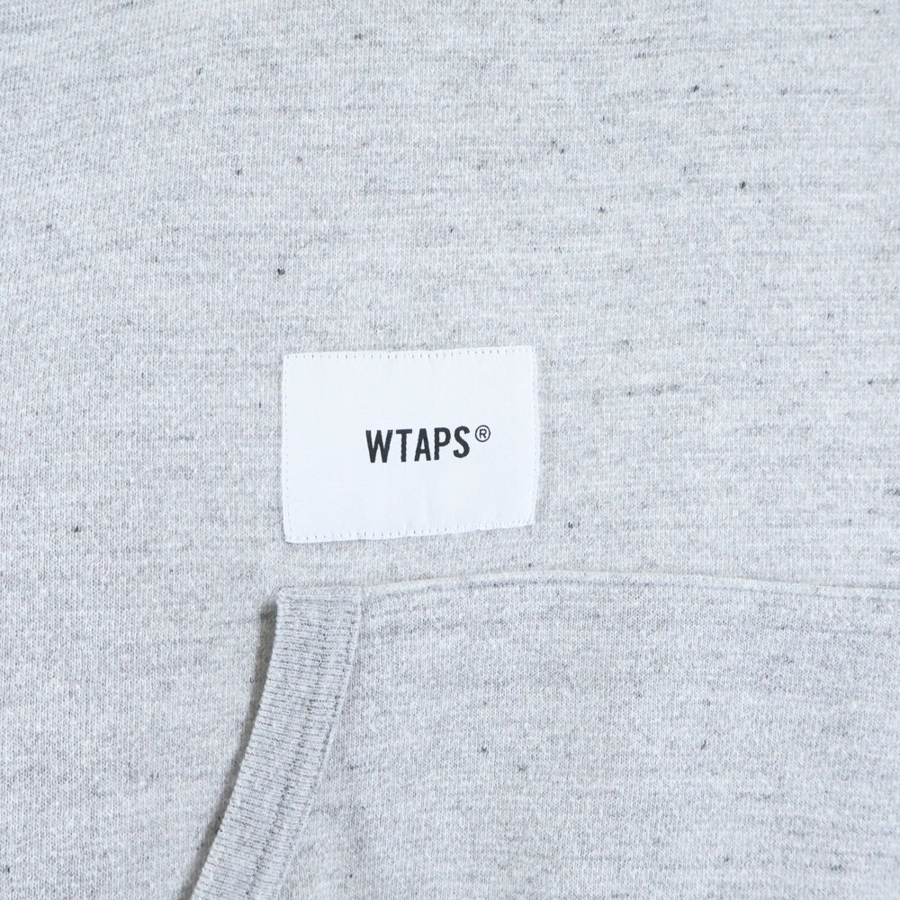 WTAPS(ダブルタップス) 20SS ACADEMY HOODED SWEATSHIRT COPO アカデミー フーデッド プルオーバースウェットパーカー グレー 201ATDT-CSM24