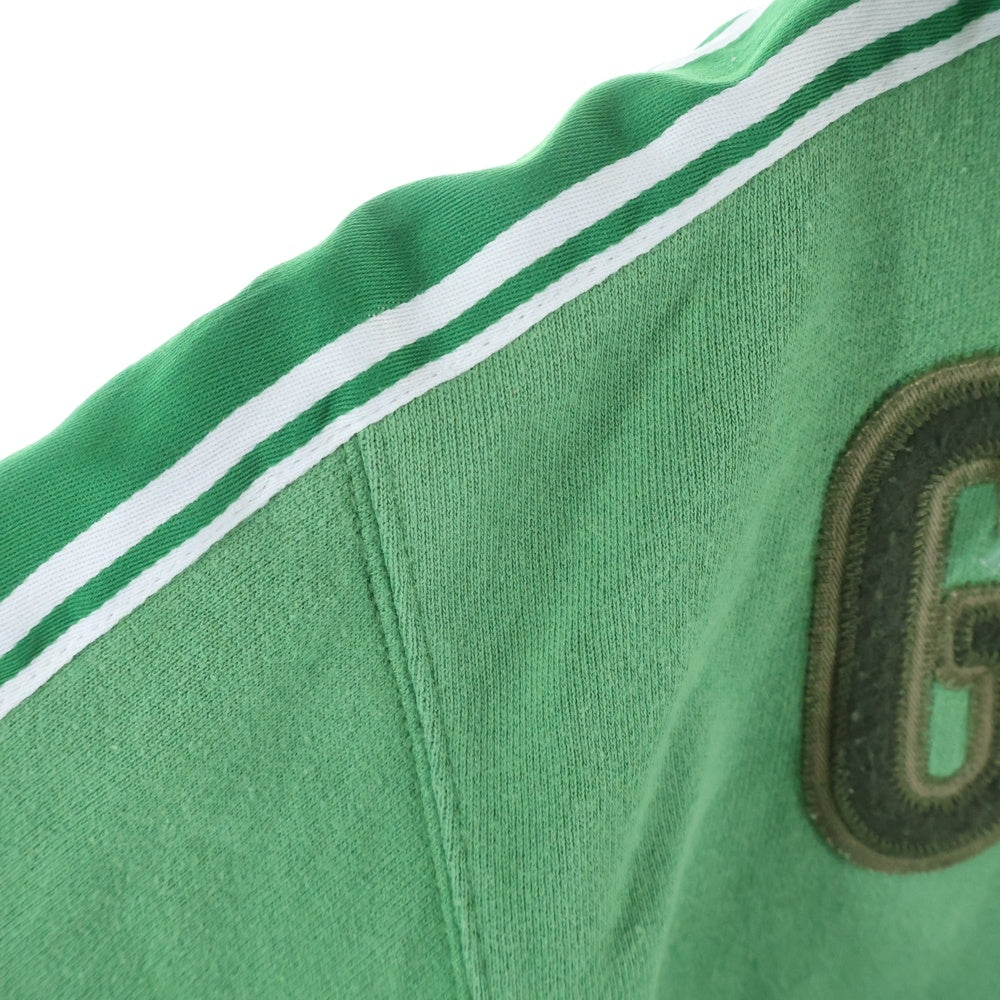 G-STAR RAW(ジースターロウ) フロント ジップ 刺繍ロゴ プルオーバー パーカー グリーン 8555 173 740