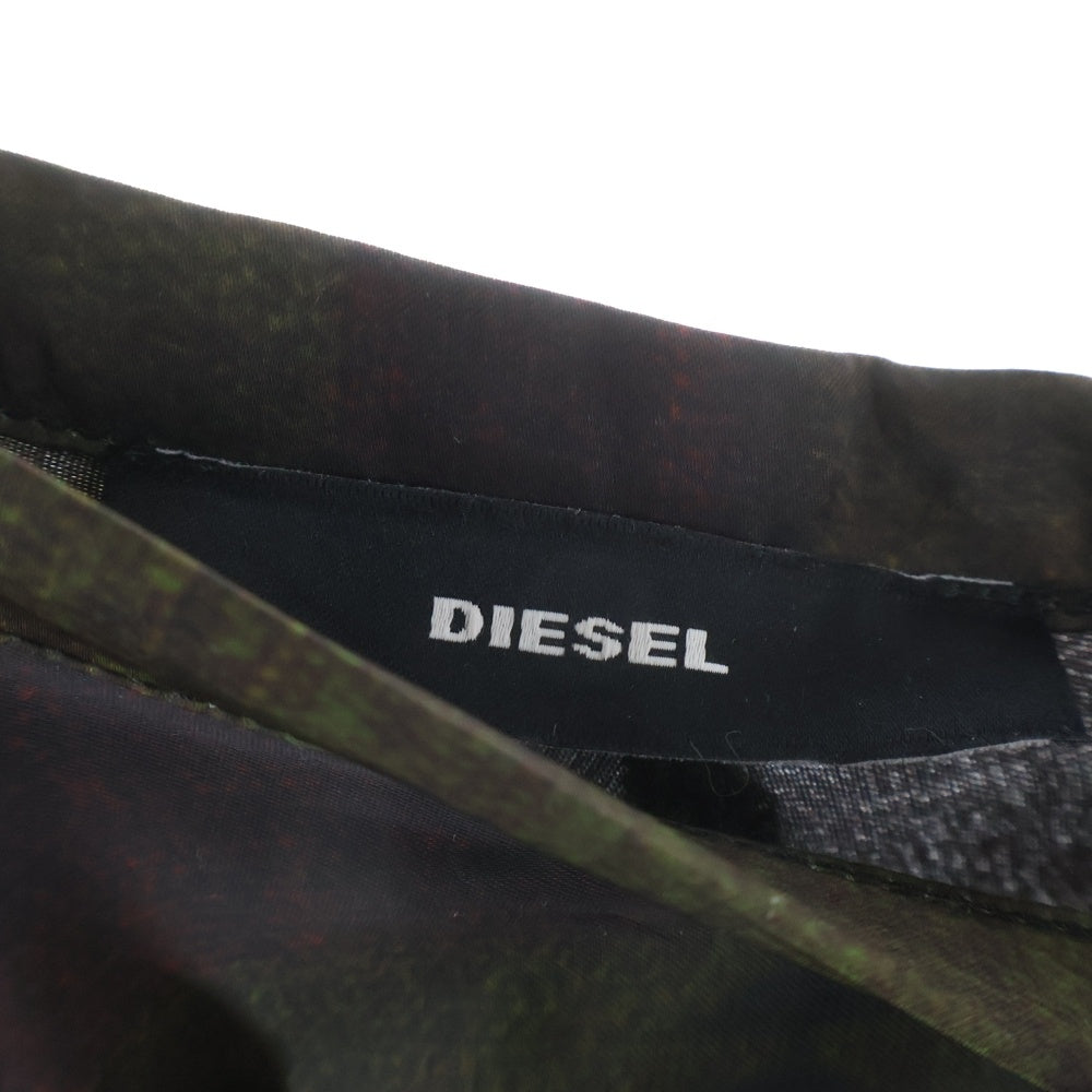 DIESEL(ディーゼル) 総柄 フレアスカート マルチカラー レディース