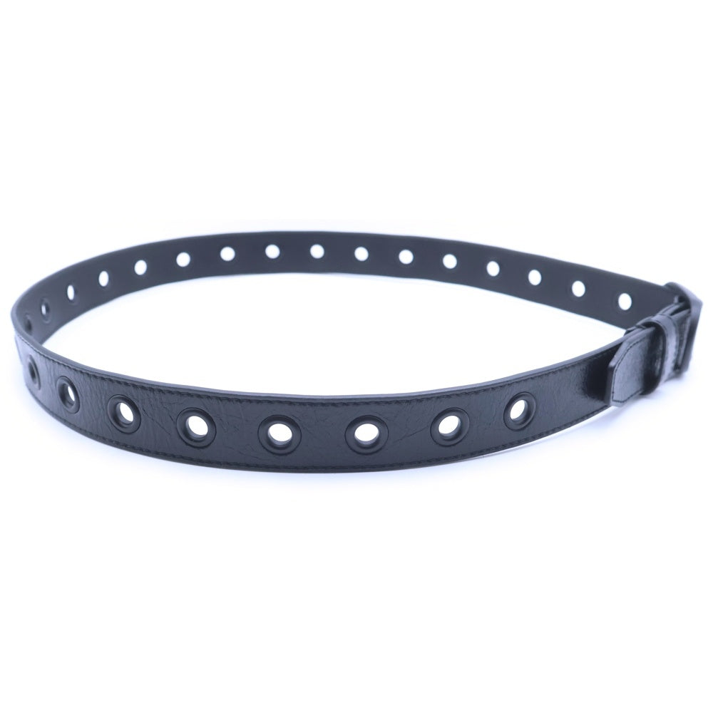 BALENCIAGA(バレンシアガ) LE CAGOLE ルカゴール レザー ベルト ブラック