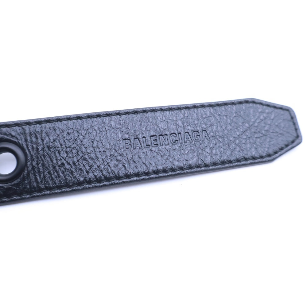 BALENCIAGA(バレンシアガ) LE CAGOLE ルカゴール レザー ベルト ブラック