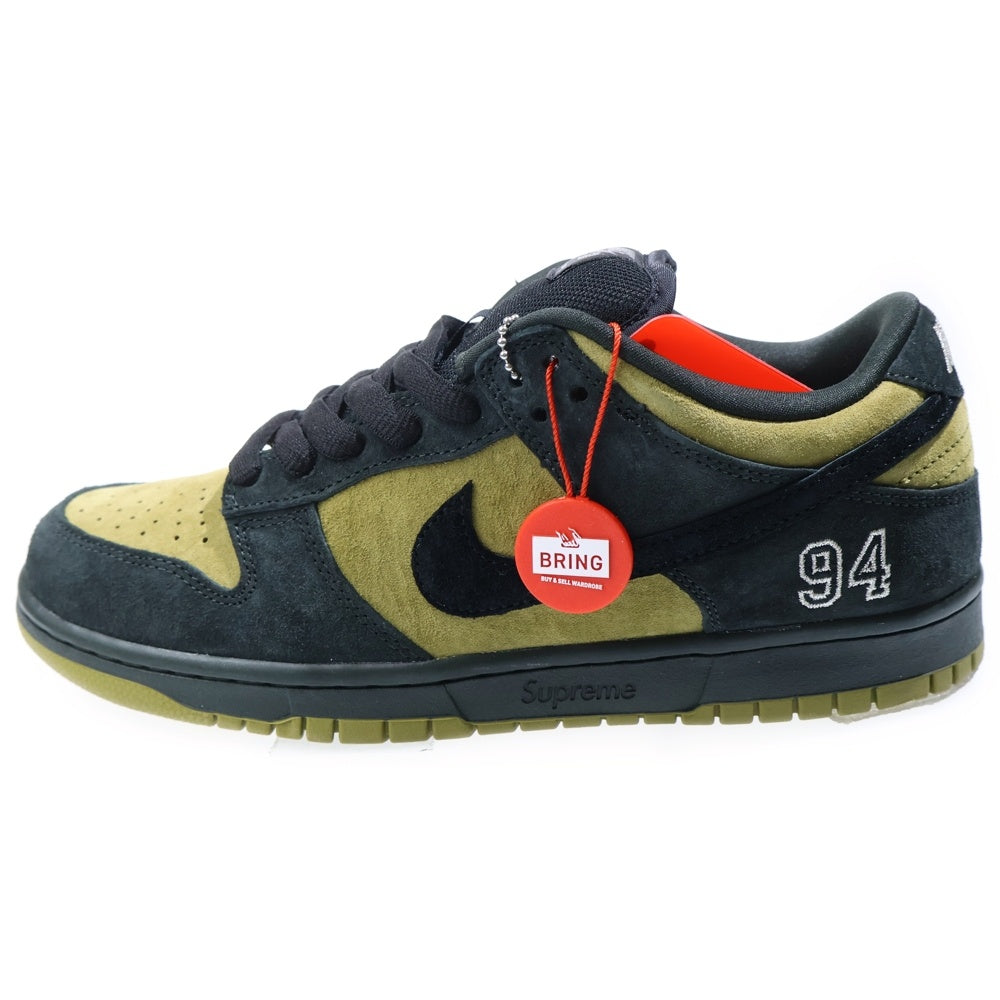 NIKE SB(ナイキエスビー) 25AW ×Supreme SB Dunk Low Camper Green Asia Exclusive ×シュプリーム SB ダンク ロー キャンパーグリーン アジア限定 ローカットスニーカー HQ8487-300