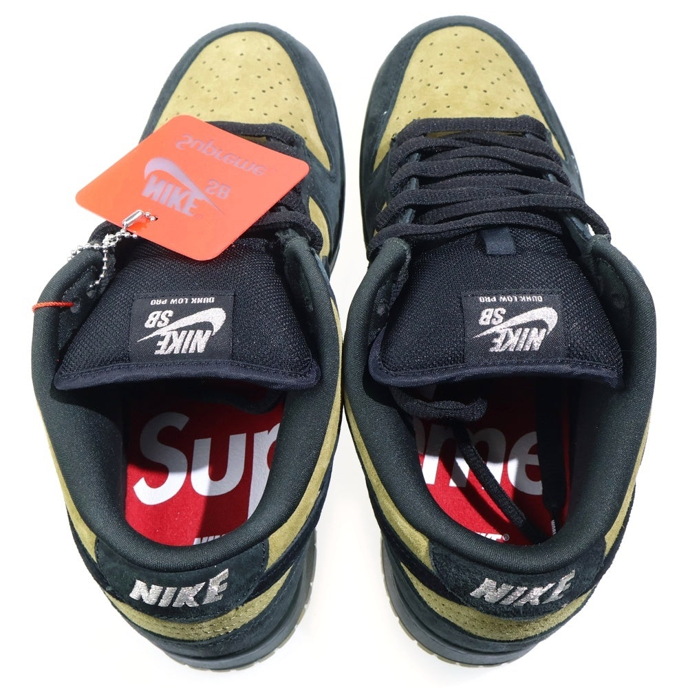 NIKE SB(ナイキエスビー) 25AW ×Supreme SB Dunk Low Camper Green Asia Exclusive ×シュプリーム SB ダンク ロー キャンパーグリーン アジア限定 ローカットスニーカー HQ8487-300