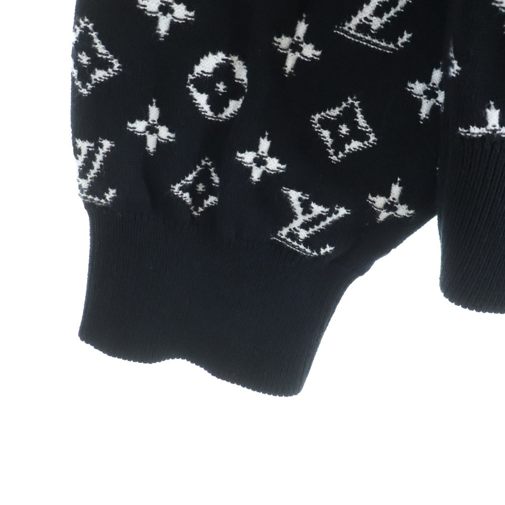 LOUIS VUITTON(ルイヴィトン) 23SS モノグラムグラディエントプルオーバーパーカー ブラック RM231Q USO HNN45W