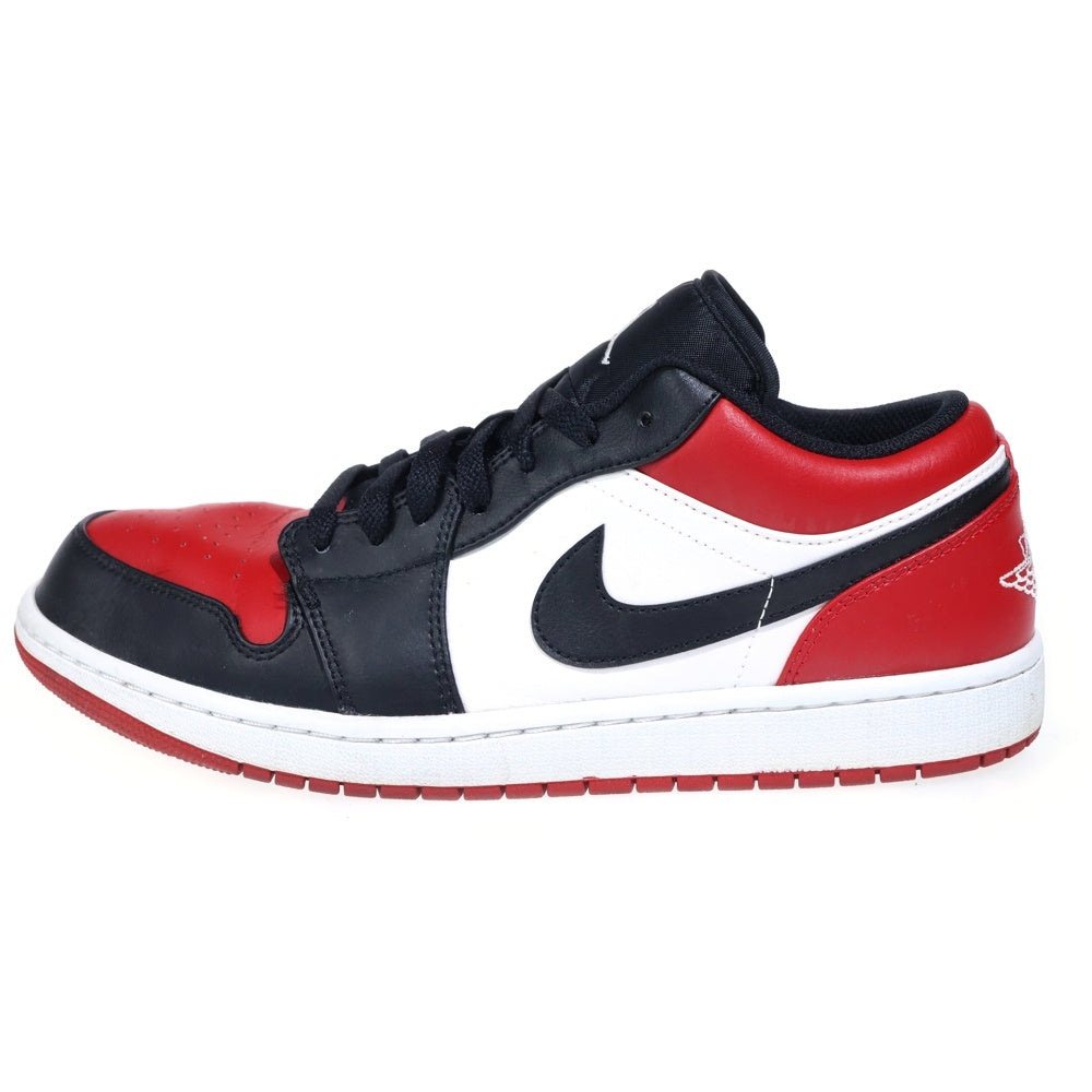 NIKE(ナイキ) AIR JORDAN 1 LOW BRED TOE エアジョーダン1 ブレッドトゥ ローカットスニーカー レッド/ブラック US11/29cm 553558-612