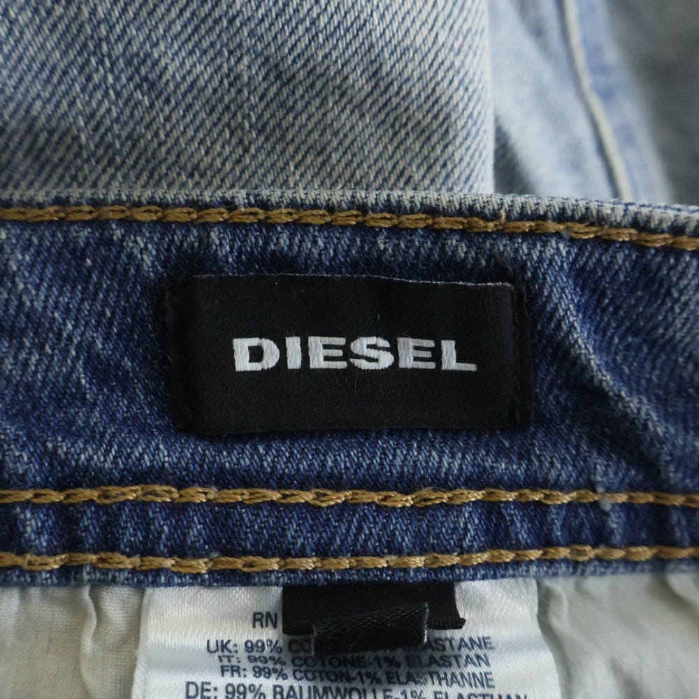 DIESEL(ディーゼル) ウォッシュ 加工 ハーフデニム パンツ インディゴ