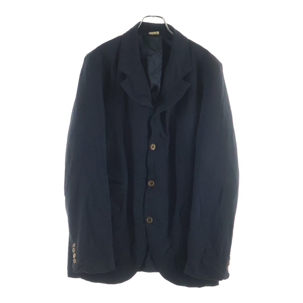 COMME des GARCONS HOMME DEUX(コムデギャルソン オムドゥ) 19SS ポリ縮絨 4Bテーラードジャケット ブラック DC-J033