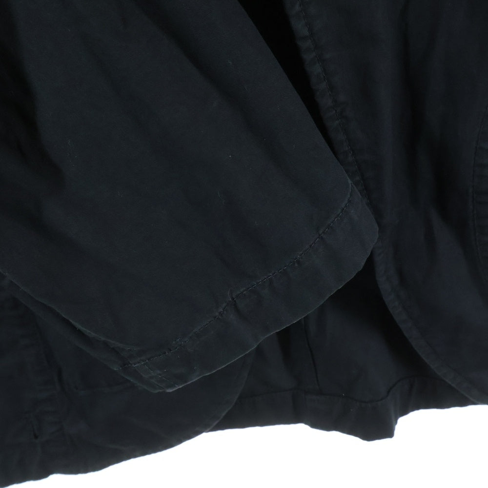 Yohji Yamamoto POUR HOMME(ヨウジヤマモト プールオム) 07SS サイドボタンデザイン コットン 3B テーラードジャケット ブラック HT-J68-047