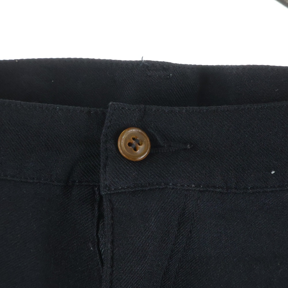 COMME des GARCONS HOMME PLUS(コムデギャルソンオムプリュス) 15AW ポリ縮絨 サルエルパンツ ブラック PP-P070