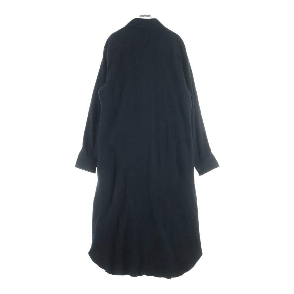 Yohji Yamamoto POUR HOMME(ヨウジヤマモト プールオム) 11SS コットンジャージーロング長袖シャツ ブラック H0-B31-980