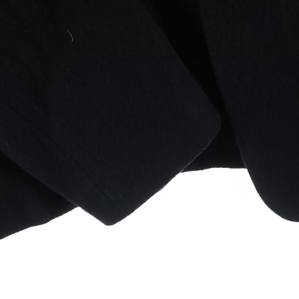 Yohji Yamamoto POUR HOMME(ヨウジヤマモト プールオム) ジップデザイン 3B ウールテーラードジャケット ブラック HF-J24-137