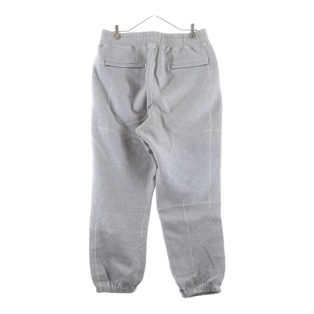NO BRAND(ノーブランド) BELL STAMP WEAR ベルスタンプ ウェア 23AW 刺繍ロゴ スゥエットパンツ グレー 23F-BSW03