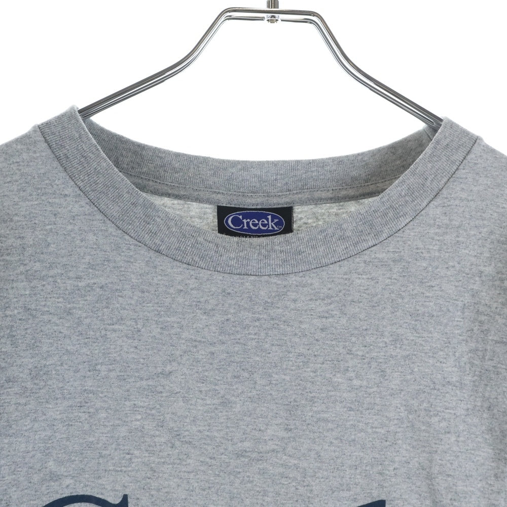 Creek Angler's Device(クリーク アングラーズ デバイス) フロント ロゴ クルーネック 半袖Tシャツ カットソー グレー 22BBCBCCS03